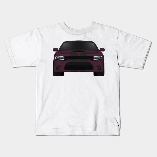 Charger Scat Hellraisin + black stripes Kids T-Shirt by VENZ0LIC